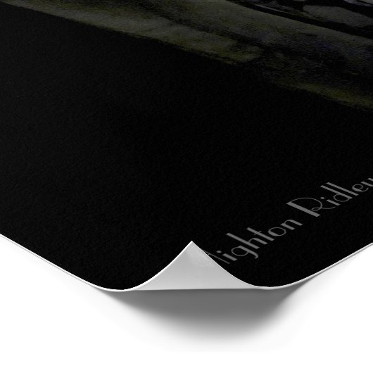 Dhol Drummer, Fine Art Fotograf Poster (Ecke)