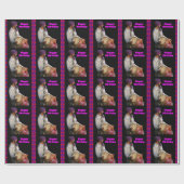 Dhol Trommel und Bhangra Schlagzeuger, alles Gute Geschenkpapier (Flach)