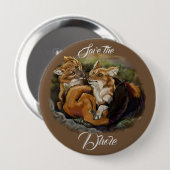 Dhole Cuddle Couple Button (Vorne & Hinten)