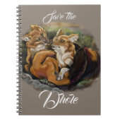 Dhole Cuddle Couple Notizblock (Vorderseite)