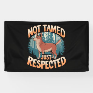 Dhole-Liebhaber Wildlife Canid Asiatischer Wildhun Banner
