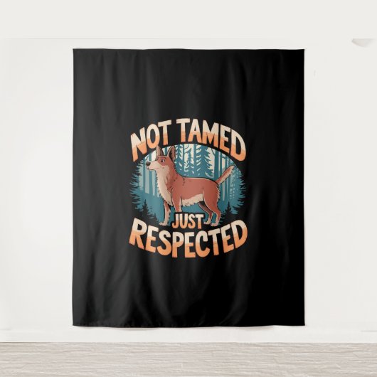 Dhole Lover Wildlife Canid Asiatic Wild Dog       Wandteppich (Vorderseite)