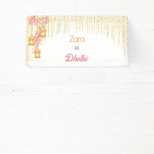 Dholki-Banner, dholki-Zeichen, dholki-Dekoration Banner (InSitu)