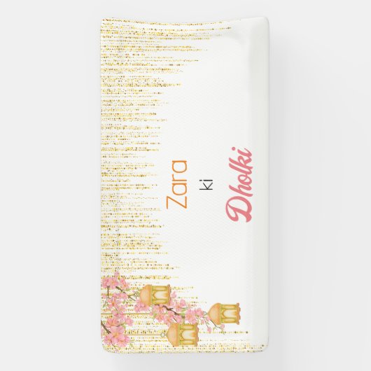 Dholki-Banner, dholki-Zeichen, dholki-Dekoration Banner (Vertikal)