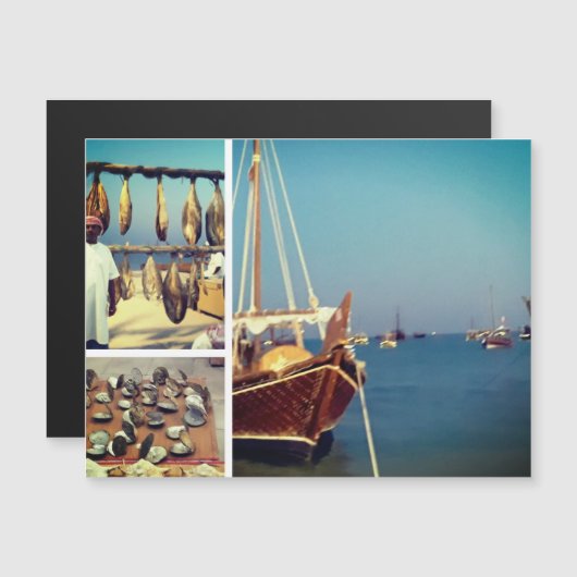 Dhow Festival - Katar Magnetkarte (Vorne/Hinten)