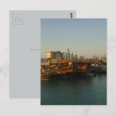 Dhows im Hafen Postkarte (Vorne/Hinten)