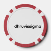 Dhruvissigma Pokerchips (Rückseite)