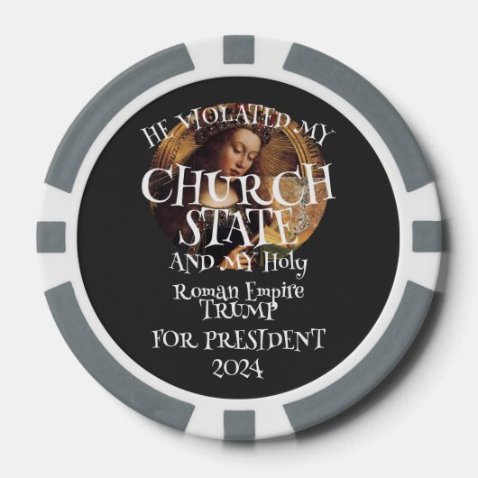 DHS CBP Liar Trump Church State Holy Empire USA 13 Pokerchips (Vorderseite)