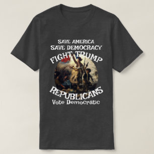 DHS FBI CBP Amerikanische Politische Wahl Abstimmu T-Shirt
