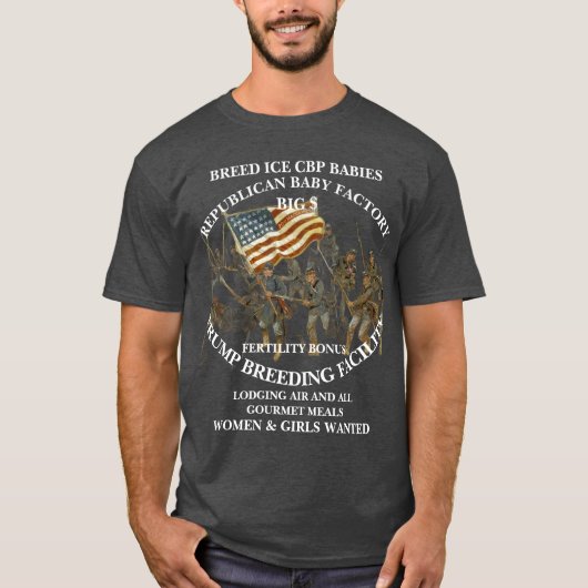 DHS FBI CBP TRUMP REPUBLIKANISCHE PARTEI USA AMERI T-Shirt (Vorderseite)