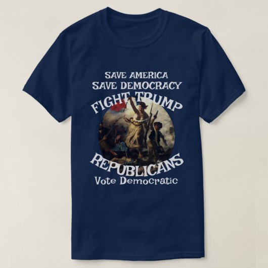 DHS FBI CBP TRUMP REPUBLIKANISCHE PARTEI USA AMERI T-Shirt (Design vorne)