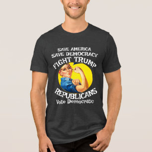DHS FW FBI SCHWANGERSCHAFTSABBRUCH FRAUEN GESUNDHE Tri-Blend SHIRT