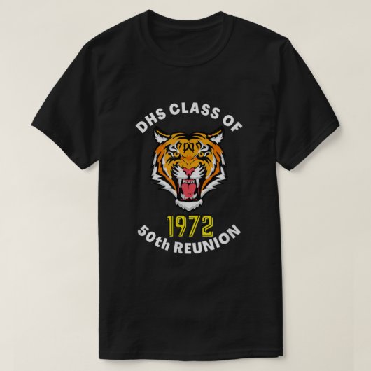 DHS-Klasse von 1972 50. Wiedersehen T-Shirt (Design vorne)