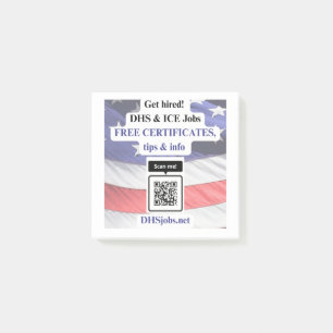 DHS- und ICE-Aufträge nach der Auftragsvergabe Post-it Klebezettel