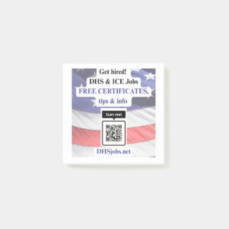 DHS- und ICE-Aufträge nach der Auftragsvergabe Post-it Klebezettel