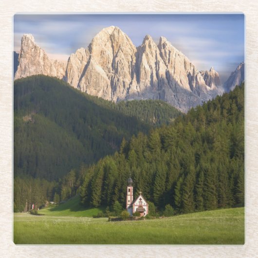 Di Funes St. Magdalena | Val Glasuntersetzer (Vorderseite)