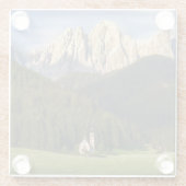 Di Funes St. Magdalena | Val Glasuntersetzer (Rückseite)