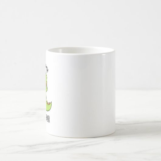 Di-know-saur Funny Dinosaur Pun Kaffeetasse (Mittel)