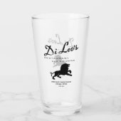 Di Leo's Restaurant, Chicago, IL Glas (Rückseite)