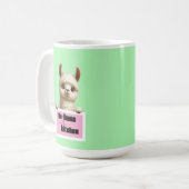 Di-Llama in der Küche Kaffeetasse (Vorderseite Links)