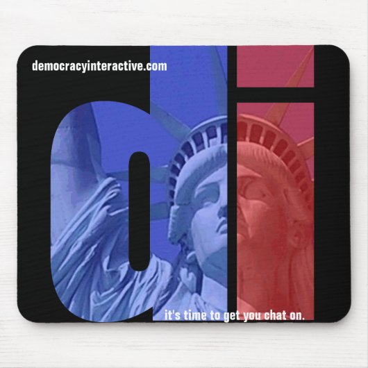 DI Mausunterlage - Schwarzes Mousepad (Vorne)