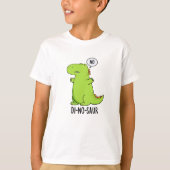 Di-no-saur Funny Dinosaur Puns T-Shirt (Vorderseite)