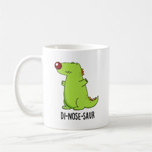 Di-nose-Saur Funny Dinosaur Pun Kaffeetasse