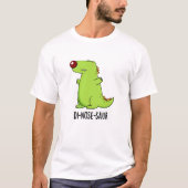 Di-nose-Saur Funny Dinosaur Pun T-Shirt (Vorderseite)