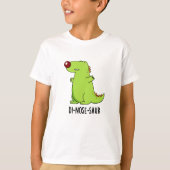 Di-nose-Saur Funny Dinosaur Pun T-Shirt (Vorderseite)