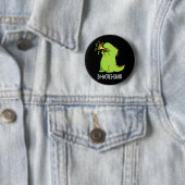 Di-notes-saur Lustiger Dinosaurier-Wortwitz Dunkle Button (Beispiel)
