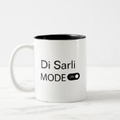 Di Sarli-Modus auf lustigen Tango Tänzer Tango Zweifarbige Tasse (Links)