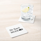 Di Sarli Modus lustig Tanguero Tango Marathon Rechteckiger Pappuntersetzer (Vor Ort)