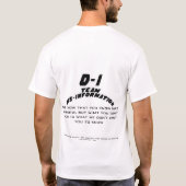 DI Tshirt - schwarzer Skorpion (Rückseite)