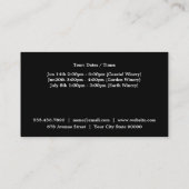 Di Vino | VINTAG III Visitenkarte (Rückseite)