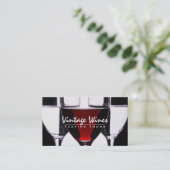 Di Vino | VINTAG Visitenkarte (Stehend Vorderseite)