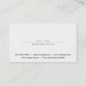 Di Vino | VINTAG Visitenkarte (Rückseite)