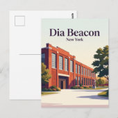 Dia Beacon New York Postkarte (Vorne/Hinten)