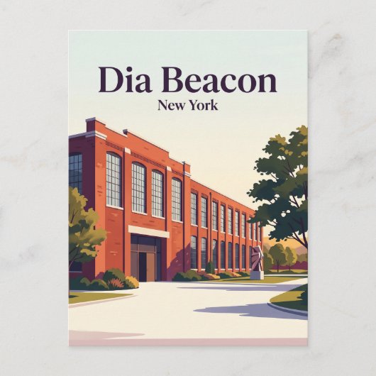 Dia Beacon New York Postkarte (Vorderseite)