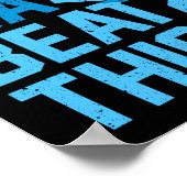 Dia-Beat-Diabetes-Bewusstsein Typ 1 Poster (Ecke)