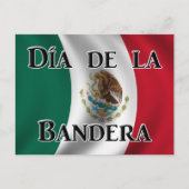 Día de la Bandera (Mexican Flag Day) Postkarte (Vorderseite)