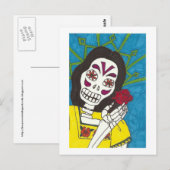 Dia de la Rosa Postkarte (Vorne/Hinten)