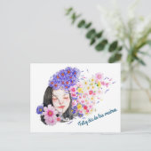 Día de las madres postkarte (Stehend Vorderseite)