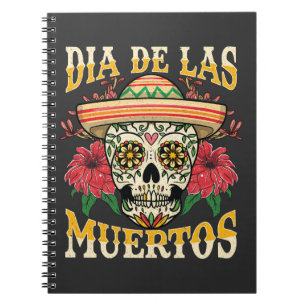 Dia De Las Muertos   Tag der Toten Notizblock