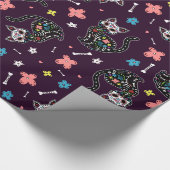 Dia de Los Gatos Geschenkpapier (Ecke)