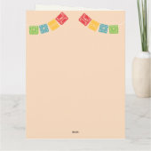 Dia De Los Muertos Alebrije Bears Papado Picado Dankeskarte (Rückseite)