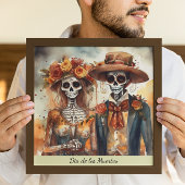 Dia de los Muertos Aquarellmärchen Poster