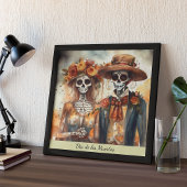 Dia de los Muertos Aquarellmärchen Poster