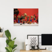 Dia de los Muertos Bandoleros Poster (Heimbüro)