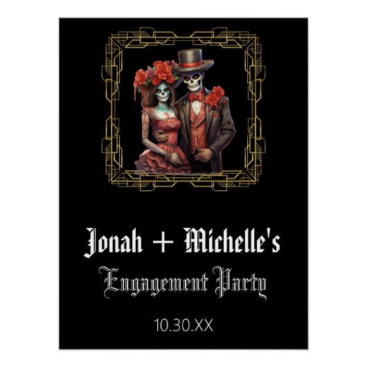 Día De Los Muertos - Begrüßung Poster (Vorderseite)