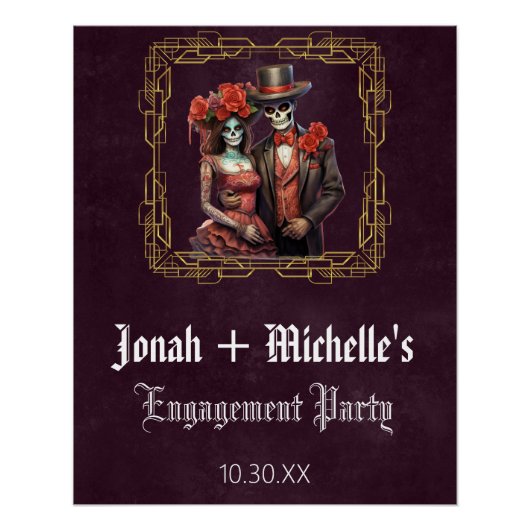 Día De Los Muertos - Begrüßung Poster (Vorderseite)